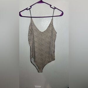 Leopard Print Women's Bodysuit